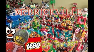 McBRICKSVILLE: My Lego City Tour Part 1. #Lego #legocity #afol