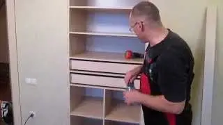 Сборка встроенного шкафа, описание для чайников,часть2