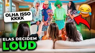 A VINGANÇA!! ELES VESTIRAM O QUE ELAS FALARAM POR 24H NA LOUD!!