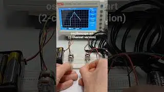 I have improved my drawing skills on the oscilloscope.