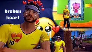 aina mon bhanga aaina 💔 sad love story || free fire || #gaming_bittu