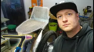making a seat pan from scratch - Peugeot Fox 50cc Racer