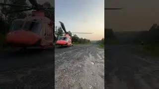 Landed on the highway #cockpit #airambulance #cockpitview