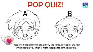 Hair for anime character