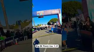 Big 5K Finish Line, 🏃🏾‍♂️🏁. #LaMarathon #Finishline #TMC #VL #3WP