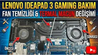 YOU WON'T BELIEVE WHAT'S INSIDE! 😱 | Lenovo IdeaPad 3 Gaming Detailed Maintenance and Cleaning FP...