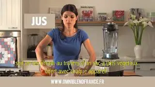 Comment Faire un Jus de Carottes avec le Blender Mixeur Omniblend - Omniblend-France