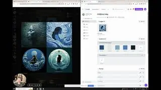 Microsoft Designer  A Colorful Journey using midjourney and canva brandkit for color palette extract
