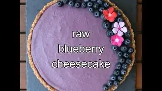 Raw Blueberry Cheesecake Recipe