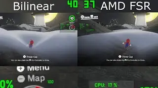 Super Mario Odyssey on PC  Intel i5 10400 intel UHD 630 FSR Comparison