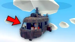 taking the OIL RIG with a SCRAP HELICOPTER! (Rusturned #4)
