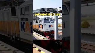 LOKOMOTIF CC 206 #kai #keretaapi #keretaapiindonesia #train