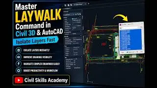 Master LAYWALK Command in Civil 3D & AutoCAD | Isolate Layers Fast 
