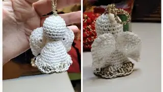 Crochet - Tutorial - Angioletto di Natale semplice e adorabile 🎄