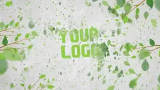 After Effects Green Nature Logo Reveal || KC Effects