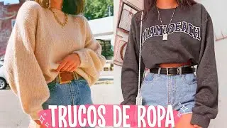 15 CLOTHING TRICKS YOU NEED TO KNOW! FASHION TRICKS - Belen Tutorials