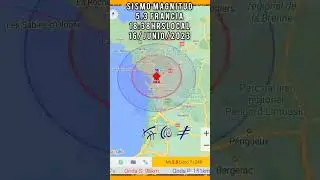 FUERTE SISMO 5.3 FRANCIA ONDA SÍSMICA
