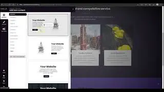 Adding a content Block in the Breeze Marketing Drag & Drop Website Builder