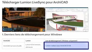 Synchroniser Archicad avec Lumion – visualisation rapide