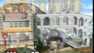 Mario vs Level 9 Ganondorf SSBM Gameplay