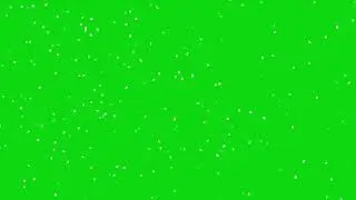 Falling particles animation green screen | celebration effect video 