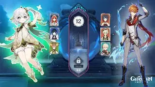 C0 childe International & C3 Nahida bloom | Spiral Abyss 4.0 - Floor 12 9 Stars | Genshin Impact 4.0