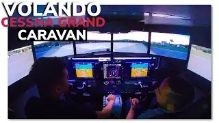 Volando un Cessna Grand Caravan! - Redbird CRV G1000 (Simulador de vuelo) - Aeroformación