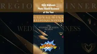 Proud to be able to say We Won Photo Booth Business of the Year for the West Midlands for 2022.