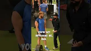 He wasn't impressed. #gym #prank #fail