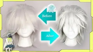 "Clear" Wig Tutorial! (Cutting/Styling) [Dramatical Murder]