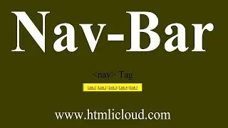 navbar in html | nav tag | html | html | www.htmlicloud.com