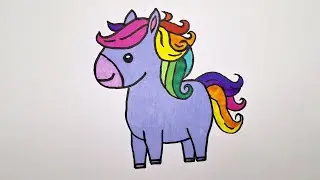 Unicorn nasıl çizilir #drawing Birlikte çizelim