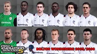 PES 2021 - PREVIEW FACEPACK BOLTON WONDERERS 2005/2006