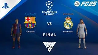 FC 25 PS4 - FC Barcelona vs Real Madrid | UEFA Women's Champions League 24/25