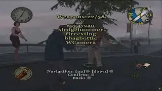 Bully PS2 - Playing with mod menu on freeroam