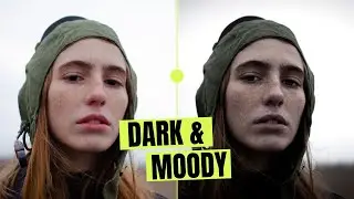 DARK MOODY look. Preset erstellen.  🔸 Photoshop Tutorial ( German/Deutsch )