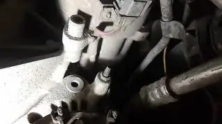 The generator pulley is magnetic (the diode bridge is broken)