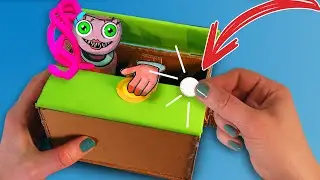 ДЕЛАЕМ КОПИЛКУ - Мамочка Хагги Вагги 2 ✋ Poppy Playtime Chapter 2 | рисуем ХАГГИ | 3 крутых поделки!