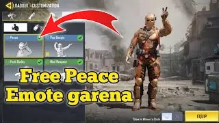 How to get free emote in codm season 6 garena version | free emote in codm garena season 6