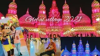 Global Village 2021 || Part 2 || Evening views of different countries w/ colorful attractive lights
