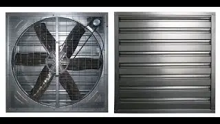 JHCOOL exhaust fan  assembly video