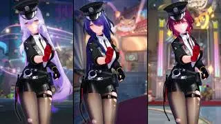 【4K / MMD/崩坏: 星穹铁道 Honkai: Star Rail】Black Swan Kafka Acheron/changchengpao//#Honkai: Star Rai