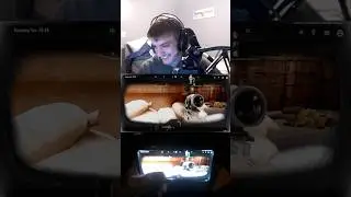 The panic in his voice 😂