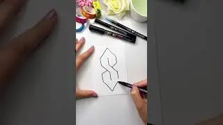 How to draw superman symbol | Art tutorial | Life of Colour dual tip pens