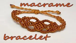 БРАСЛЕТ МАКРАМЕ. MACRAME BRACELET.