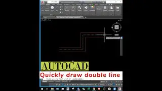 Quickly Draw Double line in AutoCad (ML)