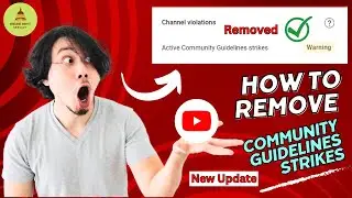 How To Remove Community Guidelines Strikes? | Community Guideline Strike कैसे हटाएं?#contentcreators