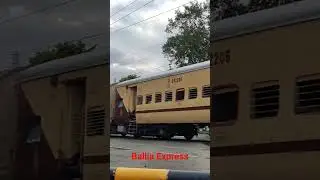 Speeding Ballia Express with ICF Rake with WAP7