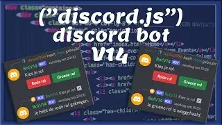 SLASH KNOPPEN & ROLLEN || Reaction Roles | Discord V14 Tutorial