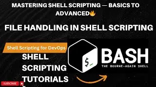 Shell Scripting Tutorial for Beginners – Day 8 | File Handling in Bash Read, Write, Manipulate Files